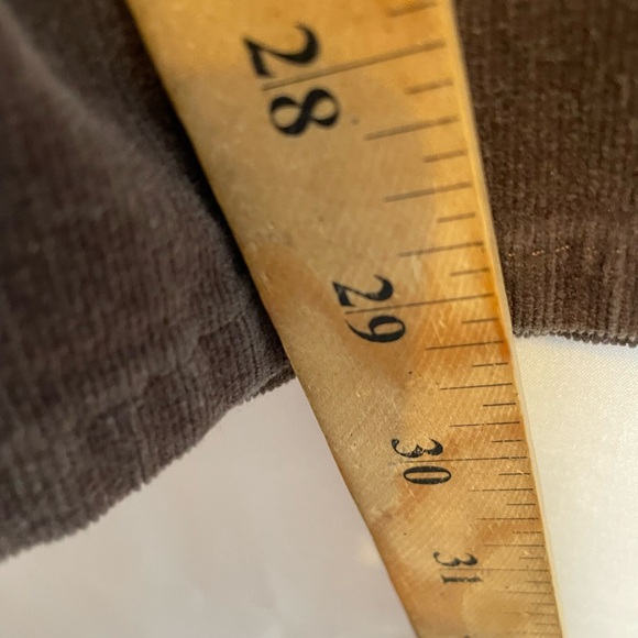 Democracy With Ab Solution Womens Size 16W Corduroy Pants Brown 5601 - Picture 8 of 9